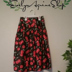 Cherry Midi Skirt